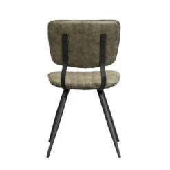 Eetkamerstoel Brim - Stof - Olijfgroen -Meubelwinkel 10302514 0900