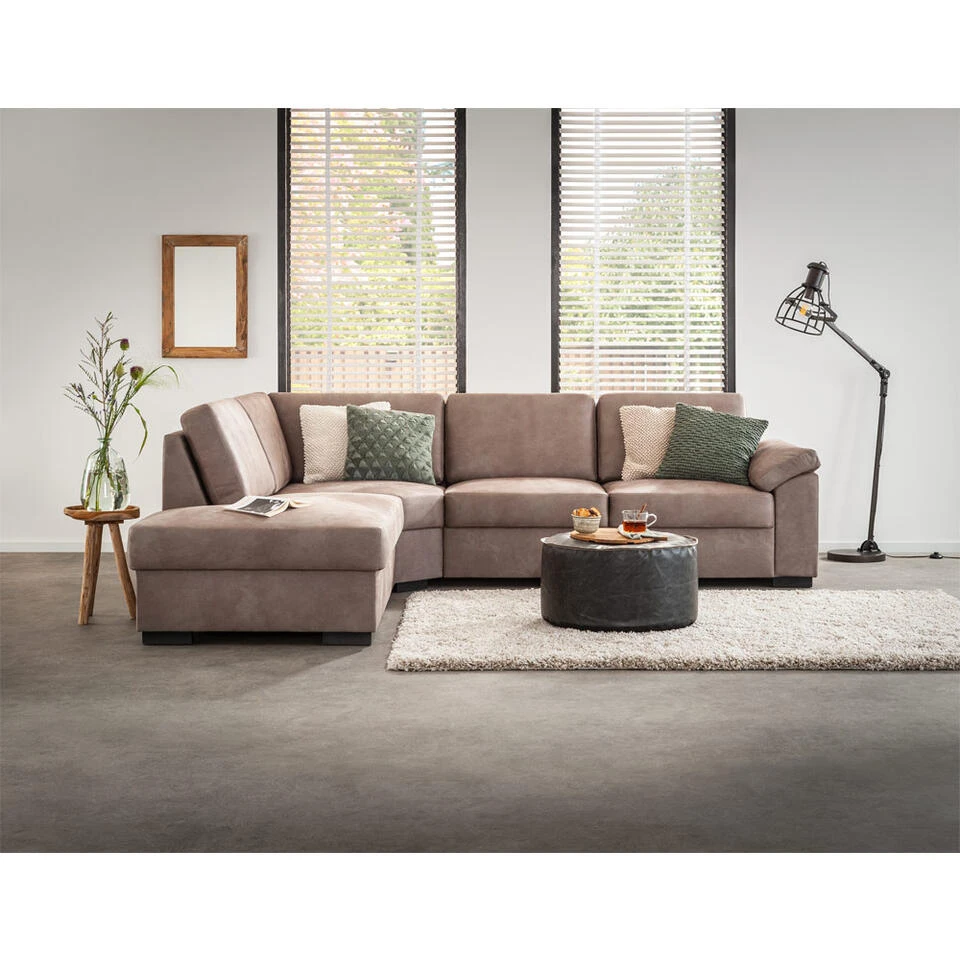 Hoekbank Tom Large - Taupe 4 Hoekbank Tom Large - Taupe - Afbeelding 2