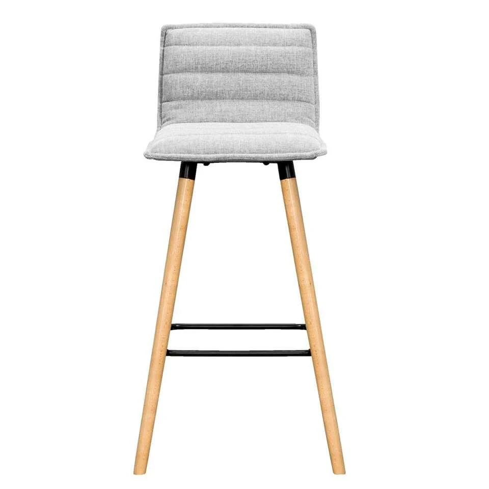 Barkruk Mariska - Lichtgrijs 4 Barkruk Mariska - Lichtgrijs - Afbeelding 2