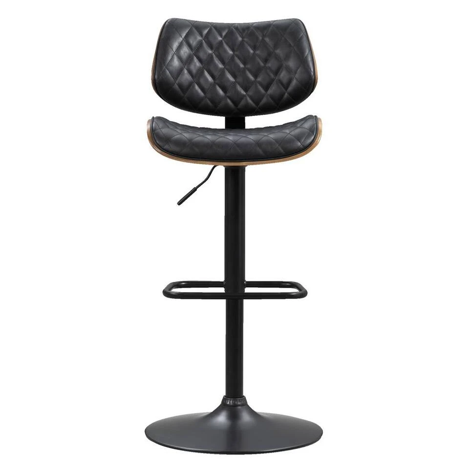 Barkruk Charles - Zwart 4 Barkruk Charles - Zwart - Afbeelding 2