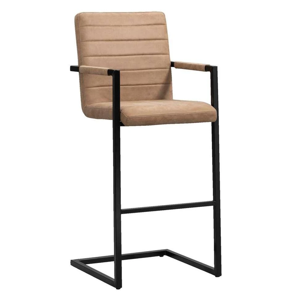 Barkruk Lizzy - Mokka 4 Barkruk Lizzy - Mokka - Afbeelding 2