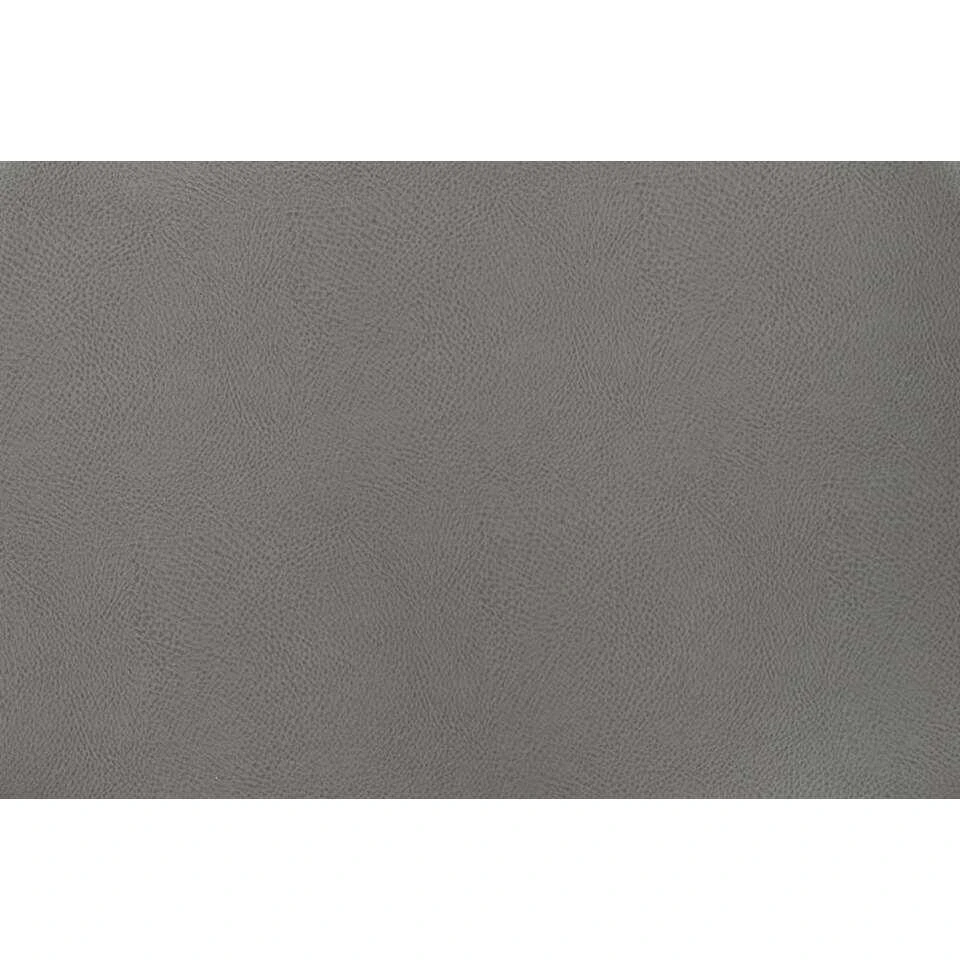 Bureaustoel Senja - Lederlook - Grijs - Zwart Metaal 4 Bureaustoel Senja - Lederlook - Grijs - Zwart Metaal - Afbeelding 2