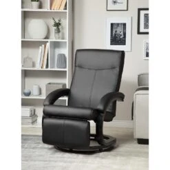 Beliani TV-fauteuil MIGHT - Zwart Kunstleer 9 Beliani TV-fauteuil MIGHT - Zwart Kunstleer -Meubelwinkel 113b06265e424186b2094e85299e8786