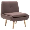 VidaXL Fauteuil Stof Bruin -Meubelwinkel 1145559247