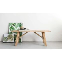 Bankje Siep - Naturel - 45x120x35 Cm -Meubelwinkel 11990376 1000