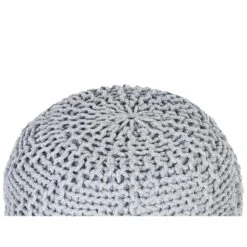 Beliani Poef PRIENE - Grijs Katoen 9 Beliani Poef PRIENE - Grijs Katoen -Meubelwinkel 1302ee8c054e42c3adb24f808435ebbf