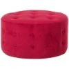 Beliani Poef TAMPA - Rood Fluweel 2 Beliani Poef TAMPA - Rood Fluweel -Meubelwinkel 1322623330