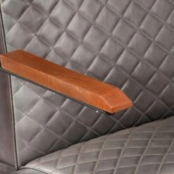 VidaXL Fauteuil Echt Leer Grijs -Meubelwinkel 1625525952 0102