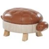 Beliani Dierenhocker TURTLE - Bruin Kunstleer 1 Beliani Dierenhocker TURTLE - Bruin Kunstleer -Meubelwinkel 1645118163