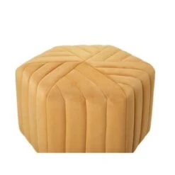 Beliani Poef MURIETTA - Geel Fluweel -Meubelwinkel 16aff041600b46b1a2e4ce62298f01c7