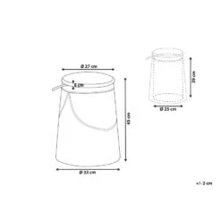 Beliani Poef APACHE - Beige Kunstlinnen -Meubelwinkel 172673cd29e24dfc81060f74ff575324