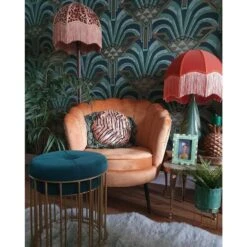 Beliani Hocker LUBBOCK - Blauw Fluweel 9 Beliani Hocker LUBBOCK - Blauw Fluweel -Meubelwinkel 1976426725 0103