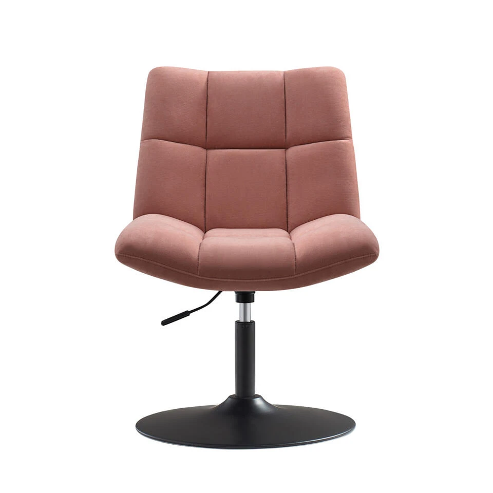 Design Fauteuil Lille - Velvet Oudroze 4 Design Fauteuil Lille - Velvet Oudroze - Afbeelding 2