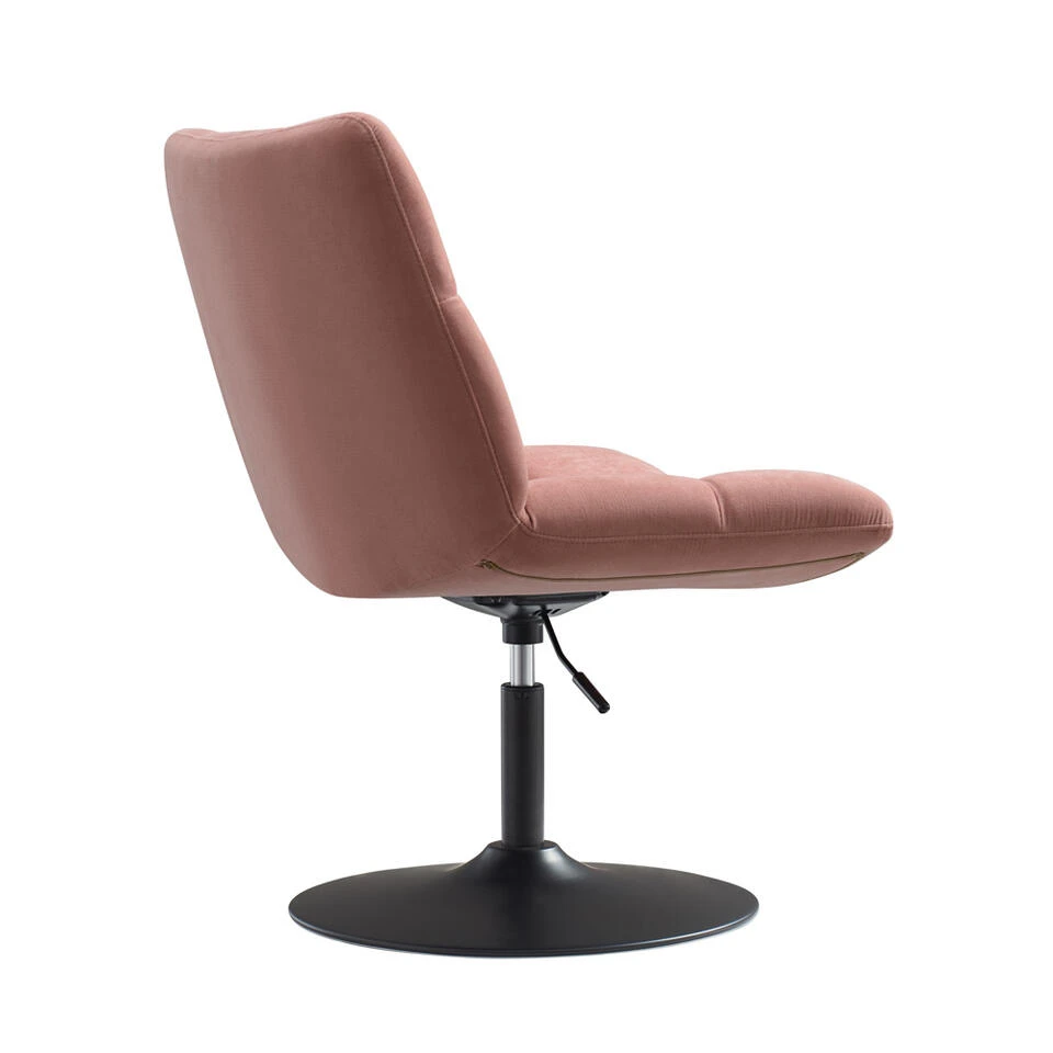Design Fauteuil Lille - Velvet Oudroze 6 Design Fauteuil Lille - Velvet Oudroze - Afbeelding 4