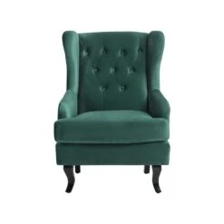 Beliani Oorfauteuil ALTA - Groen Fluweel 8 Beliani Oorfauteuil ALTA - Groen Fluweel -Meubelwinkel 1ed183b836fd47ddb03cdb57aa36e734