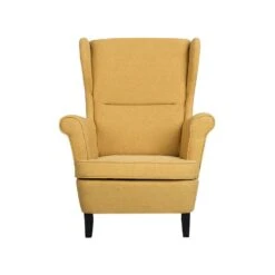 Beliani Oorfauteuil ABSON - Geel Polyester 9 Beliani Oorfauteuil ABSON - Geel Polyester -Meubelwinkel 1f623f44f88e4f4ba772e4f2c7256029