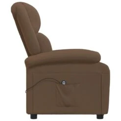 VidaXL Fauteuil Verstelbaar Elektrisch Stof Bruin -Meubelwinkel 1f6b401175914376aa5166c7e087e955