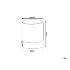 Beliani Poef BRIGITTE - Groen Fluweel -Meubelwinkel 27491cbc32fa44da91dd334c538aa41e