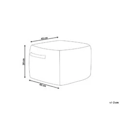 Beliani Poef DHADAR - Zwart Jute -Meubelwinkel 29f99995ca834393892546b4a2de5257