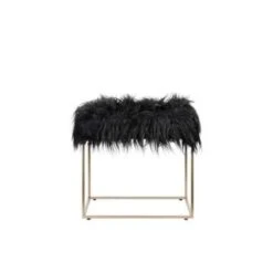 Beliani Hocker MANHATTAN - Zwart Polyester -Meubelwinkel 2c7a60e2d3f144968d70bb0765f26efe