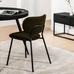 Rutger Eetkamerstoel Teddy - Stof - Groen 9 Rutger Eetkamerstoel Teddy - Stof - Groen -Meubelwinkel 2d9b7b14085643a9bcaa2838d1e4c63e