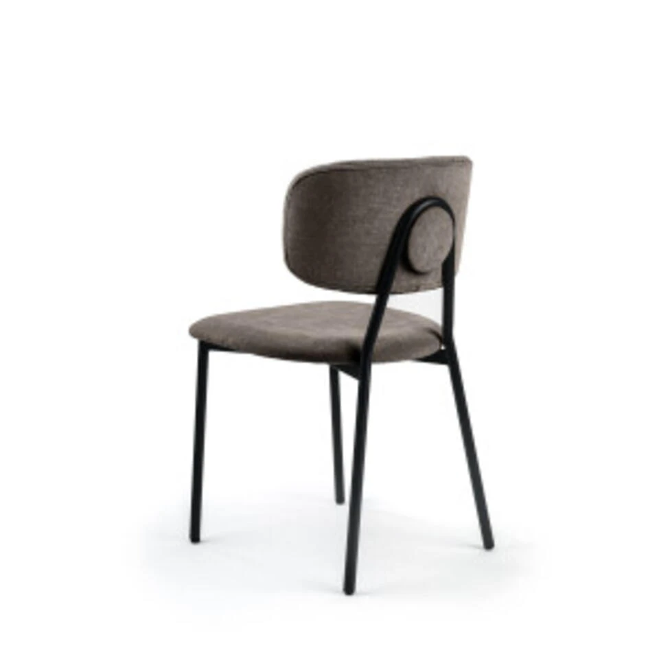 Hoyz Collection - Eetkamerstoel C311 Grijs - 49x53x82 Cm - Set Van 2 6 Hoyz Collection - Eetkamerstoel C311 Grijs - 49x53x82 Cm - Set Van 2 - Afbeelding 4