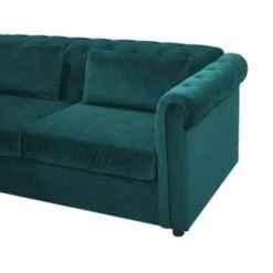 Beliani Driezitsbank - CHESTERFIELD Groen Fluweel 8 Beliani Driezitsbank - CHESTERFIELD Groen Fluweel -Meubelwinkel 315f170b336044debc62e674f4079784
