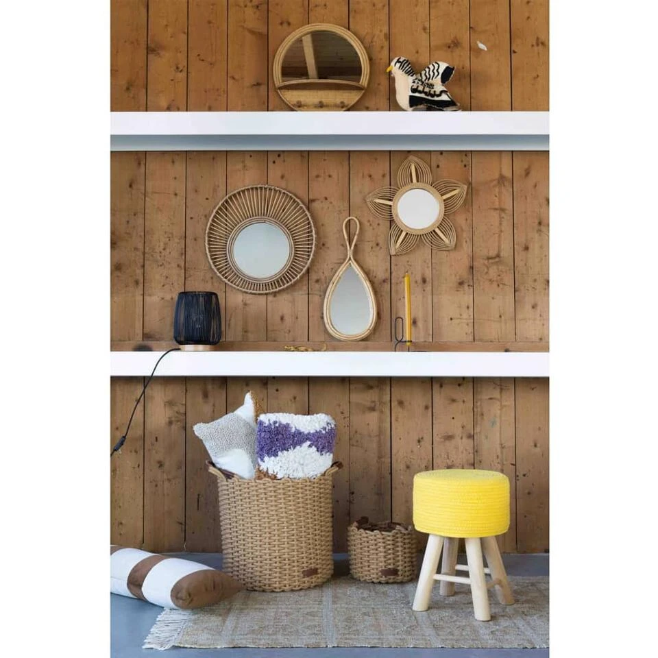 KidsDepot Kruk Iggy 29 Cm Katoen En Hout Geel 5 KidsDepot Kruk Iggy 29 Cm Katoen En Hout Geel - Afbeelding 3