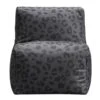 Loungestoel Leopard Lebel - Antraciet - 75x55x60 Cm -Meubelwinkel 35202152