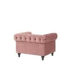 Beliani Fauteuil CHESTERFIELD - Roze Fluweel 9 Beliani Fauteuil CHESTERFIELD - Roze Fluweel -Meubelwinkel 35c6cb1dcf8940e8b2cebffda5f80d4e