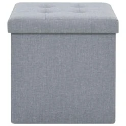 VidaXL Opbergkruk Inklapbaar Kunstlinnen Lichtgrijs 9 VidaXL Opbergkruk Inklapbaar Kunstlinnen Lichtgrijs -Meubelwinkel 3686a28897fc48dcbb428316a09f0db6