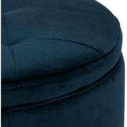 Sohome Poef Takeesha - Velvet - Blauw -Meubelwinkel 37c027f9caef48a6ab10d84cde2488a3