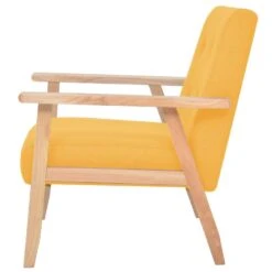 VidaXL Stoelen Stof Geel -Meubelwinkel 39059df16aaf431ea4323f3db82767fd
