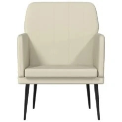 VidaXL Fauteuil 61x78x80 Cm Kunstleer Crèmekleurig -Meubelwinkel 3d45aa2d72d1406abde57c47d89e7e3c