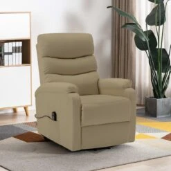 VidaXL Sta-op-stoel Kunstleer Cappuccinokleurig -Meubelwinkel 4469f201b67b4a1b99d086d032ff9be4