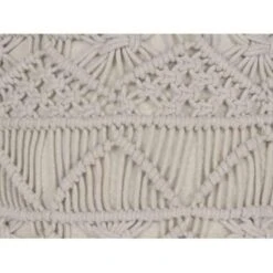 Beliani Poef KAYSERI - Beige Katoen -Meubelwinkel 4b10a9af8df342ae8e982e2e485751f9