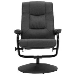 VidaXL Fauteuil Verstelbaar Met Voetenbankje Stof Donkergrijs 9 VidaXL Fauteuil Verstelbaar Met Voetenbankje Stof Donkergrijs -Meubelwinkel 50f1a56aa5464da881db44ee1c2103fc