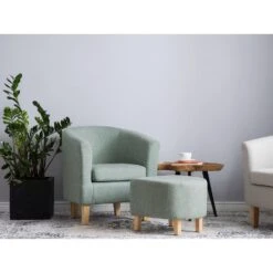 Beliani Cocktailstoel HOLDEN - Groen Polyester -Meubelwinkel 61040493eae34bfbb614ba51dab81fd3