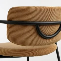 Mica Decorations Nanet Barkruk - H91 Cm - Velvet - Lichtbruin 9 Mica Decorations Nanet Barkruk - H91 Cm - Velvet - Lichtbruin -Meubelwinkel 69fece55690c4f74a2d25cc34ac44a88