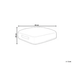 Beliani Poef SETTAT - Zwart Katoen -Meubelwinkel 6a966296892849118563791bb720a023