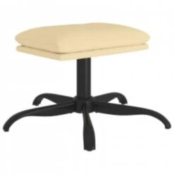 VidaXL Relaxstoel Met Voetenbank Crèmewit Fluweel 8 VidaXL Relaxstoel Met Voetenbank Crèmewit Fluweel -Meubelwinkel 6b4e8ad64767421da11903fd2f33bf47