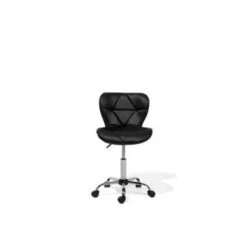 Beliani Bureaustoel VALETTA - Zwart Kunstleer 8 Beliani Bureaustoel VALETTA - Zwart Kunstleer -Meubelwinkel 79ad384798de4f608df85d4f200407b3