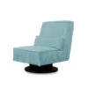 Draaifauteuil Stuttgart - Ribcord - Ijsblauw -Meubelwinkel 81004594