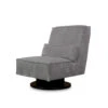 Draaifauteuil Stuttgart - Ribcord - Antraciet -Meubelwinkel 81004596