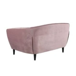 Bank Thyrza 2-zits - Fluweel - Oudroze -Meubelwinkel 81017433 0200