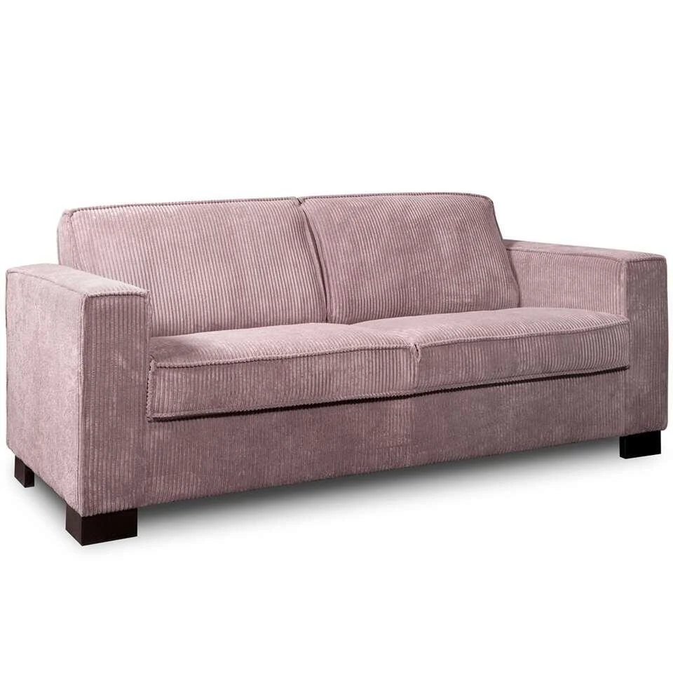 Bank Stuttgart 2-zits - Ribcord - Roze 4 Bank Stuttgart 2-zits - Ribcord - Roze - Afbeelding 2