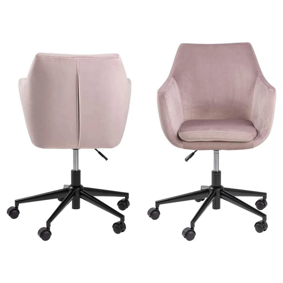 Bureaustoel Uppsala - Roze (1 Stuk) 3 Bureaustoel Uppsala - Roze (1 Stuk)