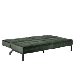 Slaapbank Linz- Velvet Groen -Meubelwinkel 81027134 0406
