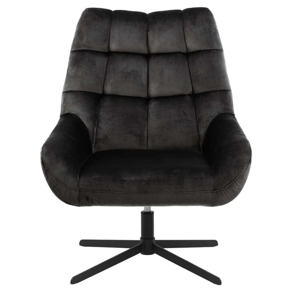 Fauteuil Devin - Stof - Grijsbruin 3 Fauteuil Devin - Stof - Grijsbruin