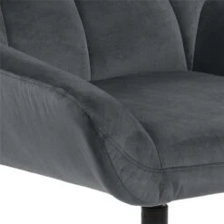 Fauteuil Devin - Stof - Donkergrijs -Meubelwinkel 81027693 0400